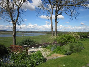 Photo of secluded seating area